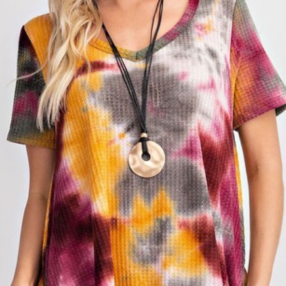 LAST 1 NWT Boutique Dress Boho Tie Dye S - 3XL - Picture 5 of 7